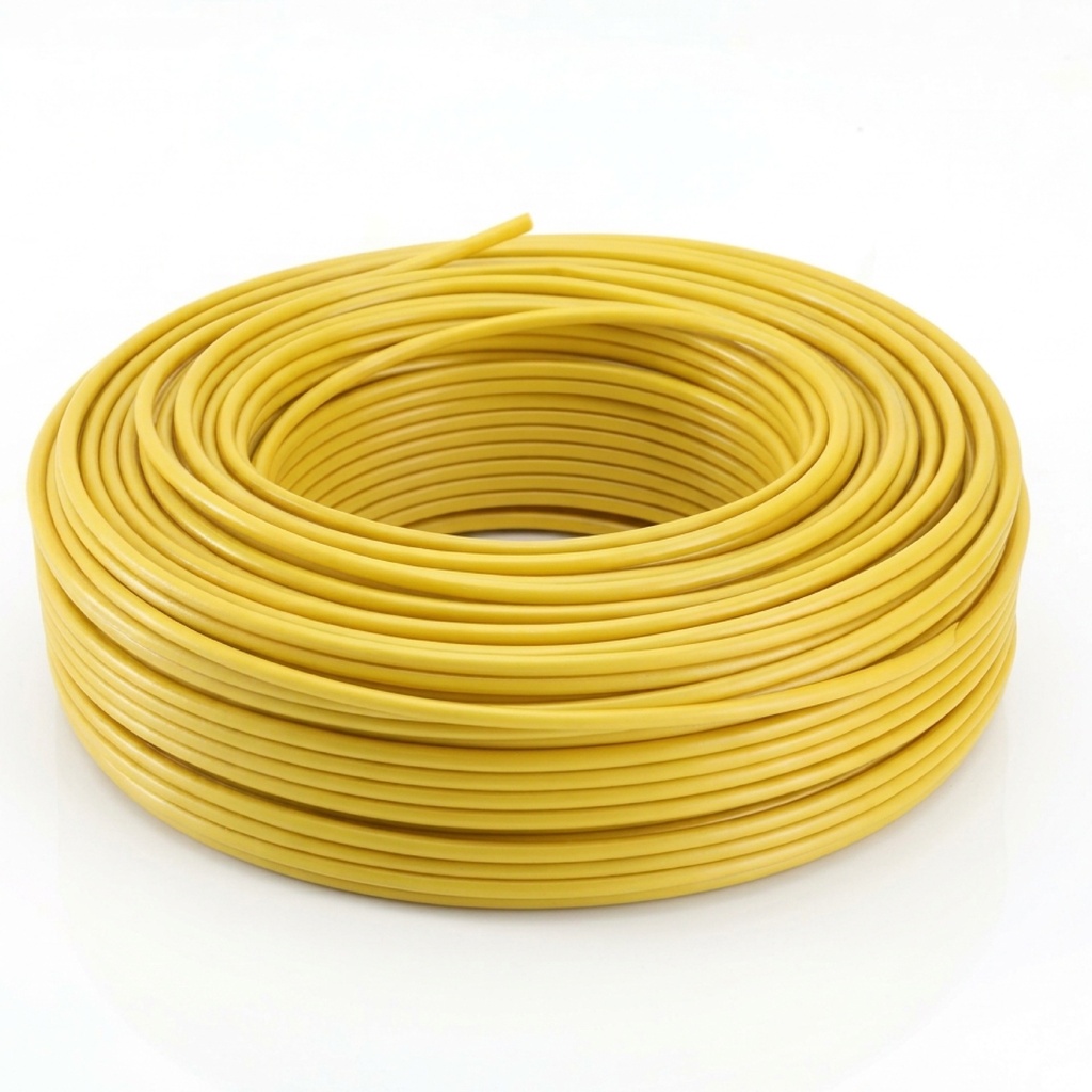 CABLE THHW 90°C 600V (14 AWG, AMARILLO, ROLLO DE 100 MTS (R-100))
